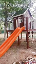 园林景观工程木屋建造